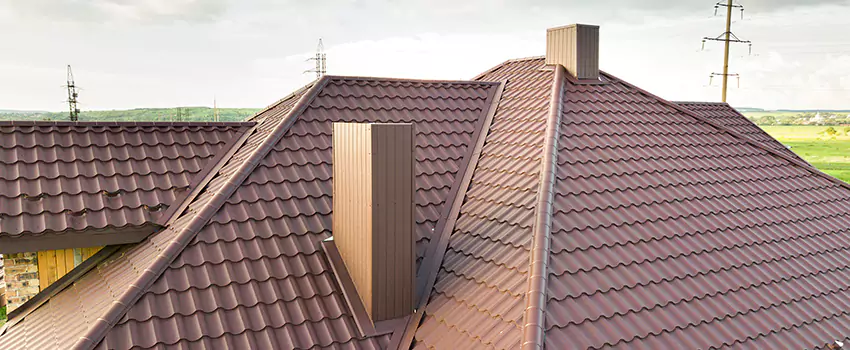 Residential Chimney Flashing Restoration in Franklin, MA