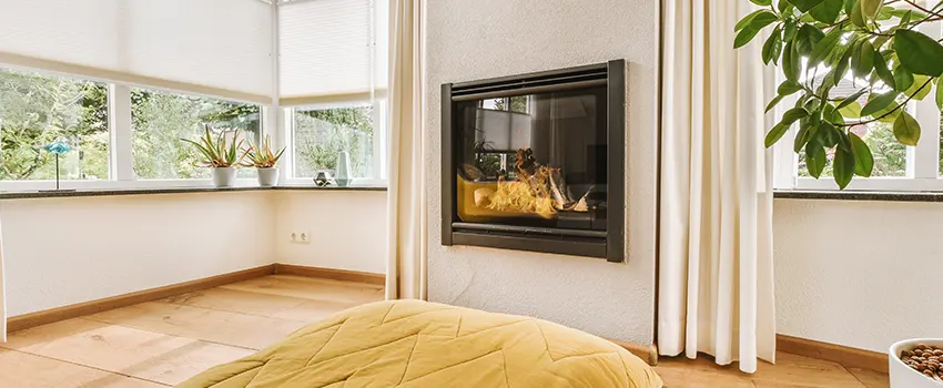 Residential Fireplace Ceramic Glass Installation in Franklin, MA