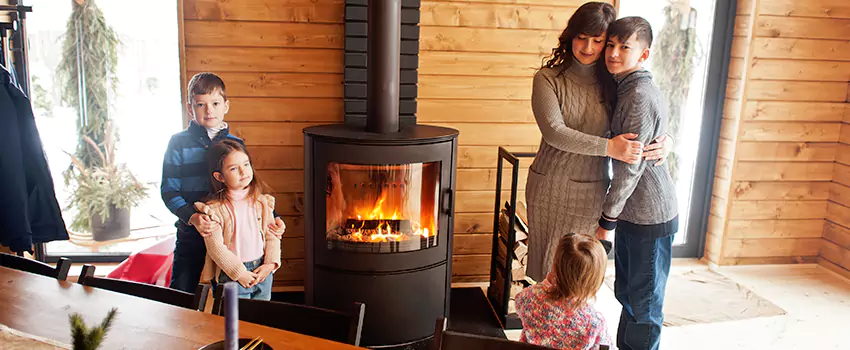 Morso Cast Iron Fireplace Insert Installation in Franklin, Massachusetts