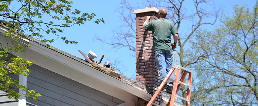 Vinyl and PVC Chimney Flashing Installation in Franklin, MA