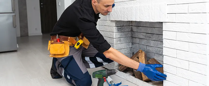Fireplace Damaged Damper Frame Repair Services in Franklin, Massachusetts