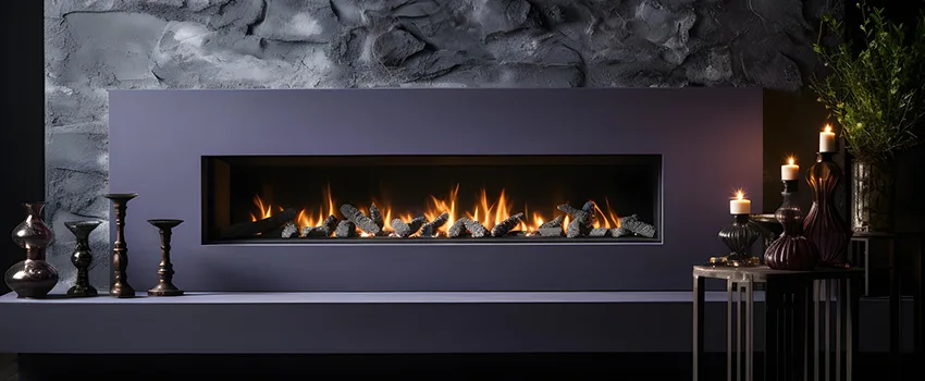 Ember Bed for Ventless Gas Fireplace in Franklin, MA